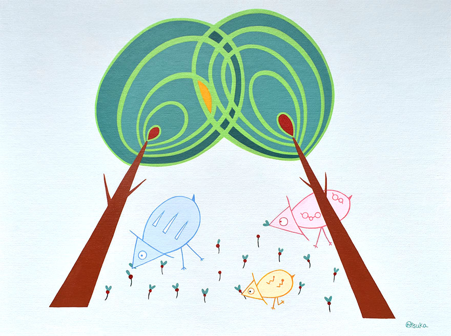 Responsible Exploration Ecological Artist Naoko Otsuka - Patchy Bird 12
