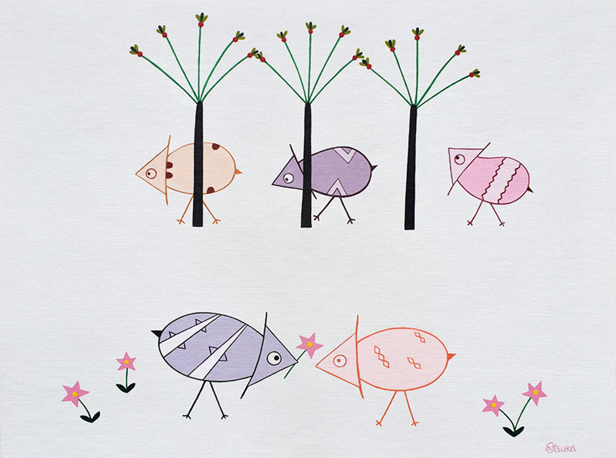 Ecological Artist Naoko Otsuka - Patchy Bird 19