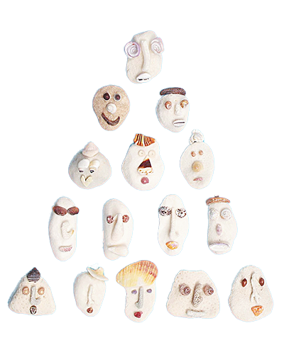 Bleahed Coral Art by Naoko Otsuka Ecological Artist Naoko Otsuka - We can still make you smile