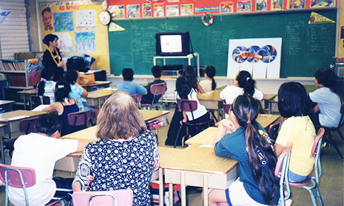 Naoko Otsuka Ecological Artist - Outreach program at Elementary School