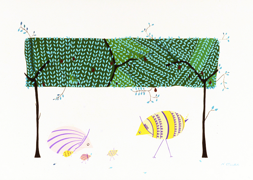 Treat Animals Humanely Ecological Artist Naoko Otsuka - Patchy Bird 8
